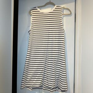 Z Supply sloane white Stripe Tank Dress size Medium. New with tags